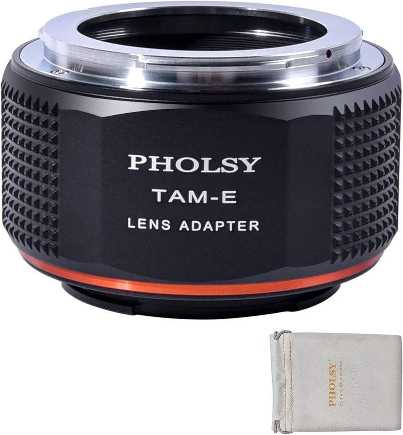 PHOLSY Lens Adapter Compatible with Tamron Adaptall-2 Lens to E Mount Camera Body Compatible with Sony a1 a9ii a7S iii, a7R v/iv/iii, a7R a7C a7 a6600 a6500 a6400 a6300 a6000 QX1 ZV-E10 NEX etc. - Image 1